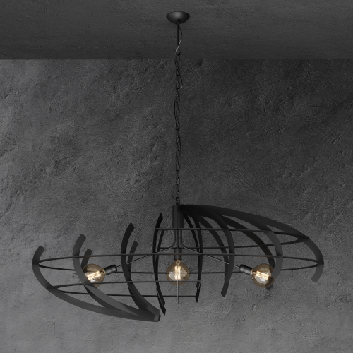 2408 - Terra Pendelleuchte oval 150cm 