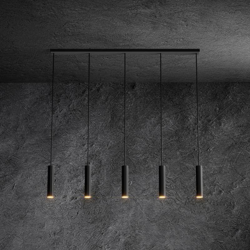 Salerno Pendelleuchte gerade 120cm - 5 Lichter 