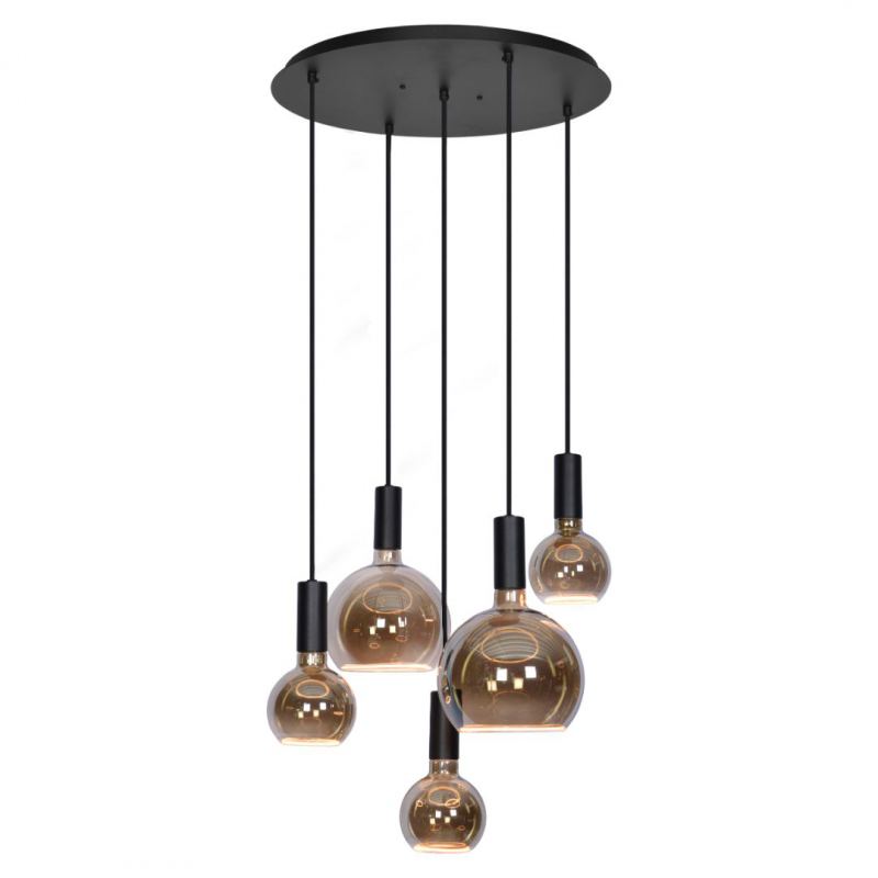 40072 - Segula 007 Pendelleuchte rund Ø50 cm - 5 Lichter 