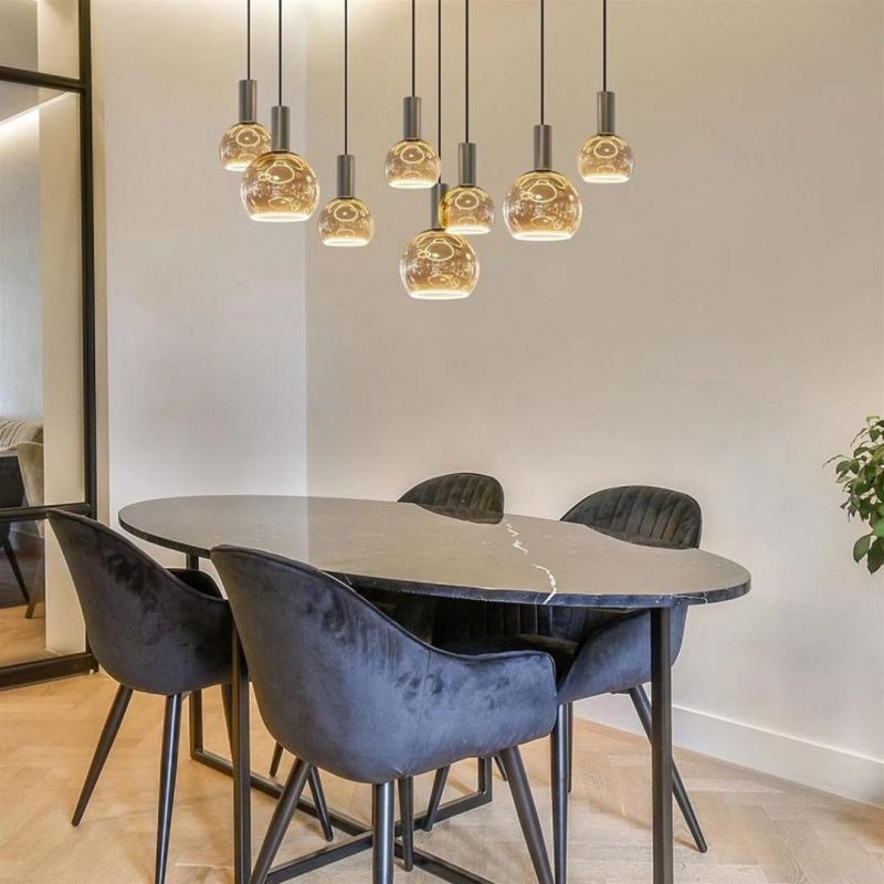 40073 - Segula 007 Pendelleuchte oval 140cm - 8 Lichter 