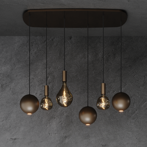 4530 - Gerace Pendelleuchte Dänisch oval klein 