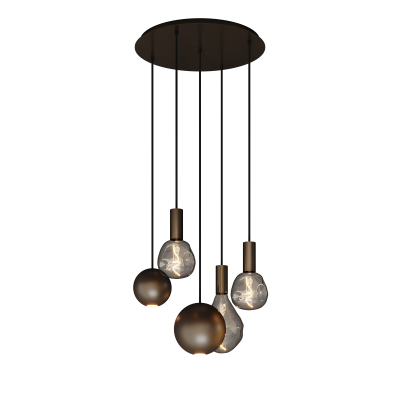 4580 - Gerace Hängeleuchte Ø50cm - 5 Lichter 