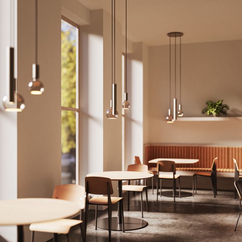 4350 - Riva Pendelleuchte rund Ø35 cm - 3 Lichter 