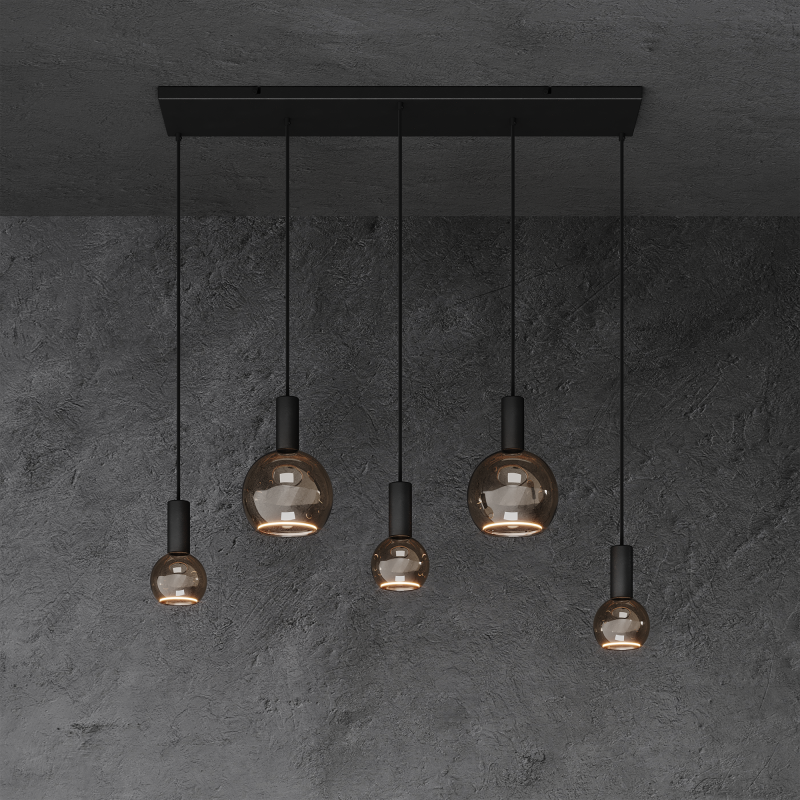 40076 - Segula 007 Pendelleuchte gerade 100cm - 5 Lichter 