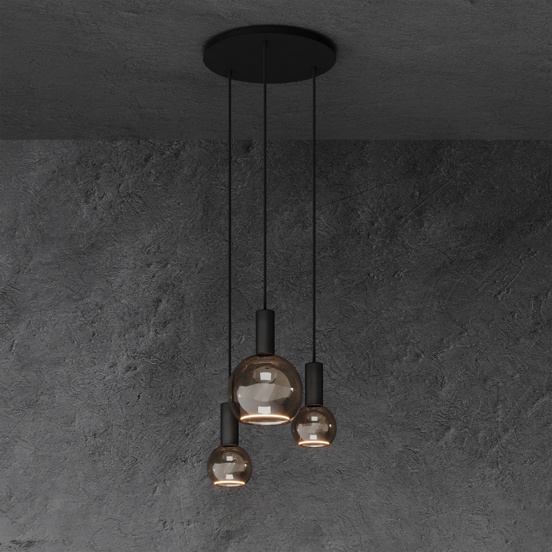 40077 - Segula 007 Pendelleuchte rund Ø35 cm - 3 Lichter  