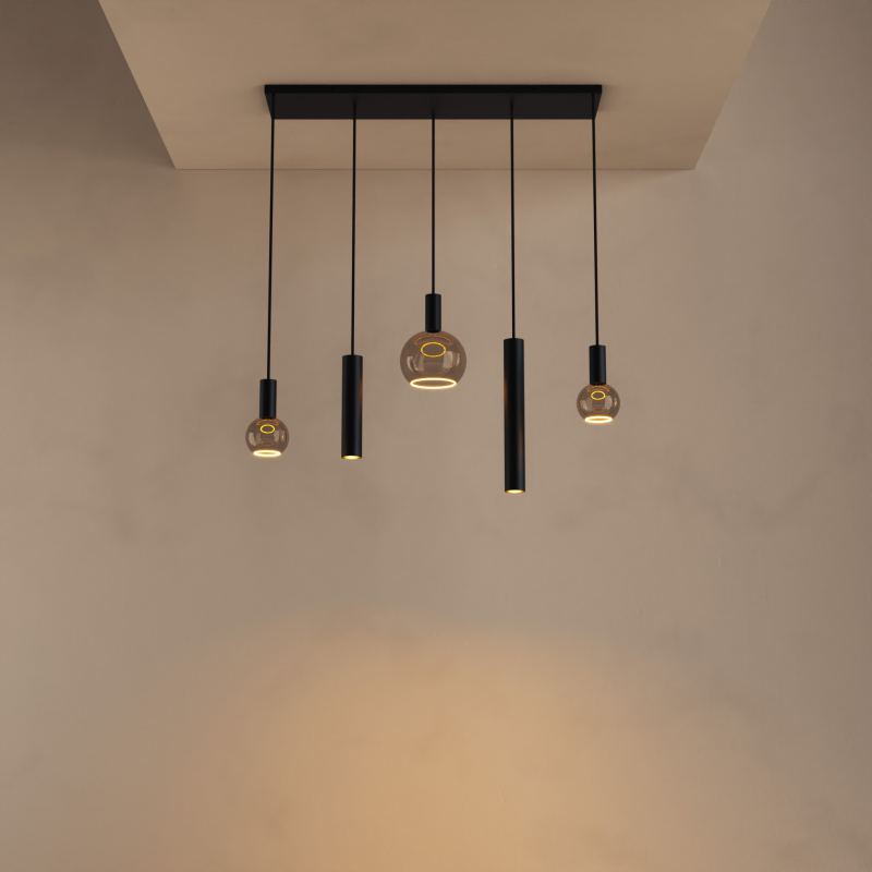 4302 - Riva Pendelleuchte gerade 100cm - 5 Lichter 
