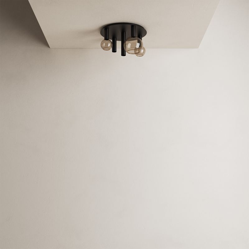 4360 - Riva Deckenleuchte rund Ø50 cm - 5 Lichter 