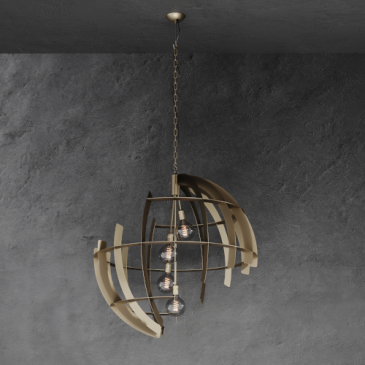 2401 - Terra Pendelleuchte rund Ø100 cm