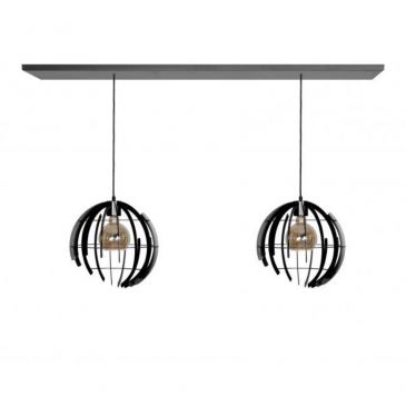 2404 - Terra Pendelleuchte gerade 140cm - 2 Lichter