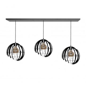 2405 - Terra Pendelleuchte gerade 170cm - 3 Lichter