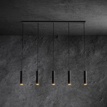 Salerno Pendelleuchte gerade 120cm - 5 Lichter