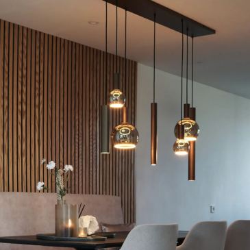 4300 - Riva Pendelleuchte gerade 145cm - 7 Lichter 