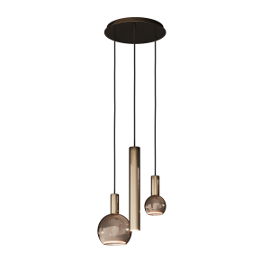 4350 - Riva Pendelleuchte rund Ø35 cm - 3 Lichter
