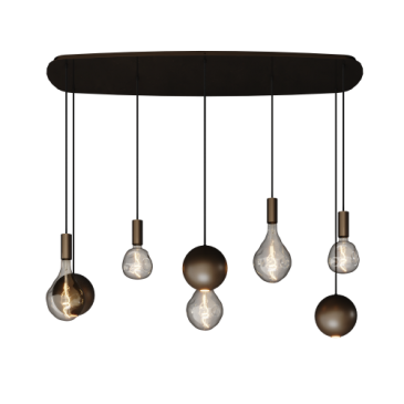 4520 - Gerace Pendelleuchte Dänisch oval groß