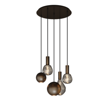 4580 - Gerace Hängeleuchte Ø50cm - 5 Lichter 