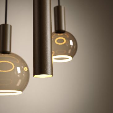4320 - Riva Pendelleuchte gerade 170cm - 9 Lichter 