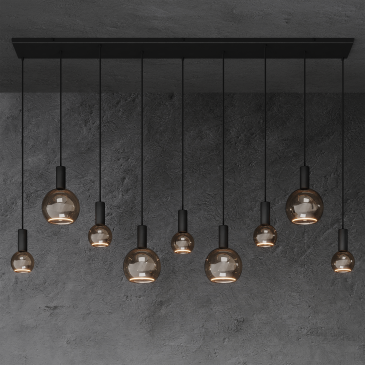 40074 - Segula 007 Pendelleuchte gerade 170cm - 9 Lichter