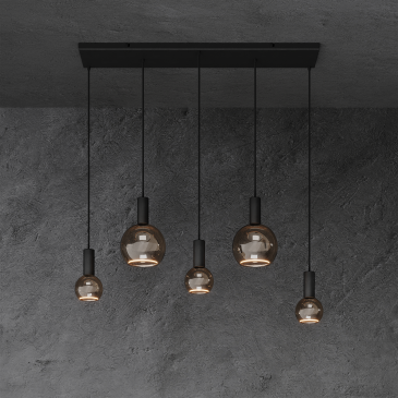 40076 - Segula 007 Pendelleuchte gerade 100cm - 5 Lichter 