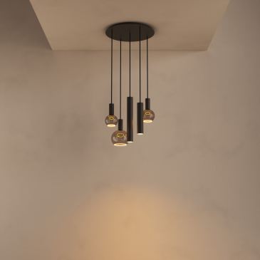 4330 - Riva Pendelleuchte rund Ø50 cm - 5 Lichter